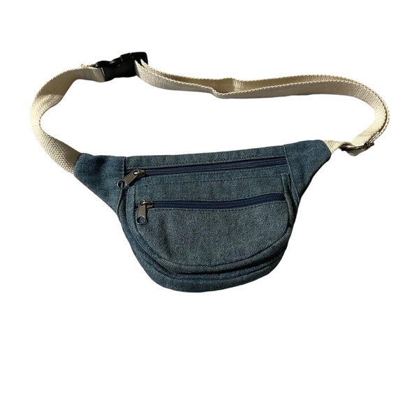 Denim Fanny Pack/ Hip bag - Picture 1 of 3